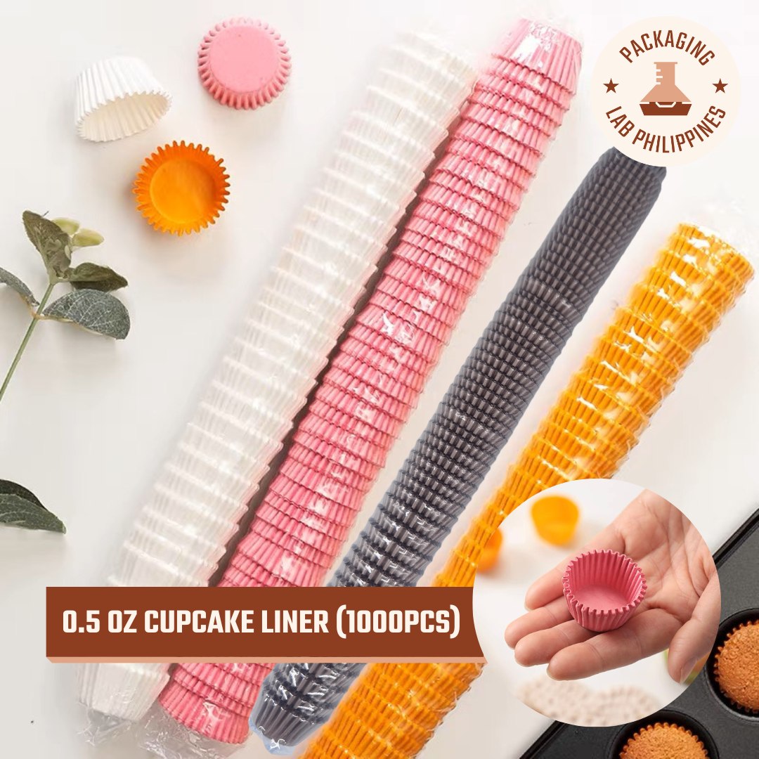 Pink mini 2024 cupcake liners