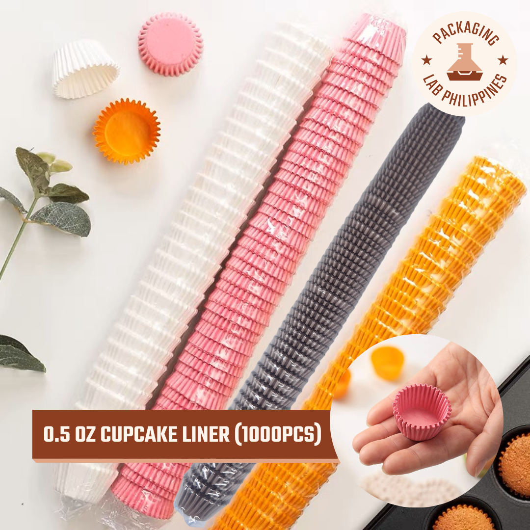 Pink mini cupcake liners deals