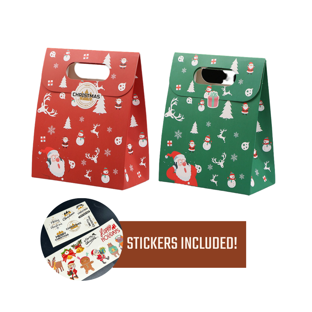 Christmas Gift Bag with Sticker – Packaging Lab Philippines