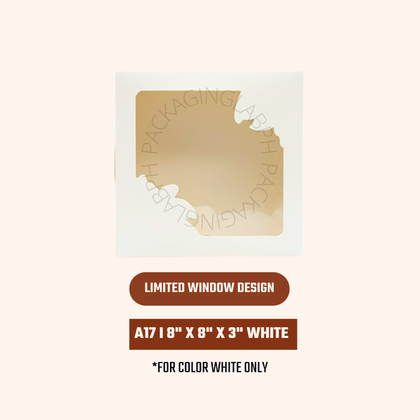 8 inch Cake Box/ Pastry Box with Window Laminated by Opal Box