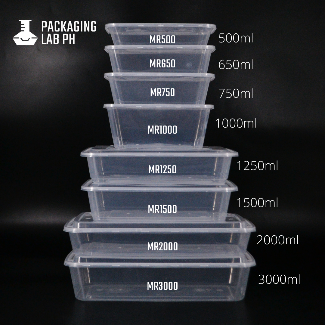 Uratex Rectangular Microwavable Food Container (1000 mL) – Uratex