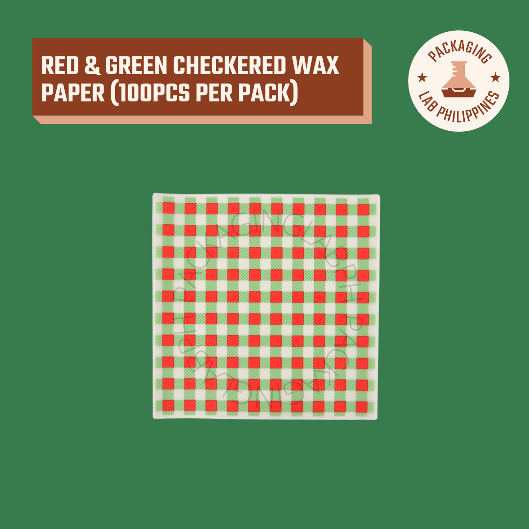 30x30cm Printed Wax Paper Packaging Lab Philippines