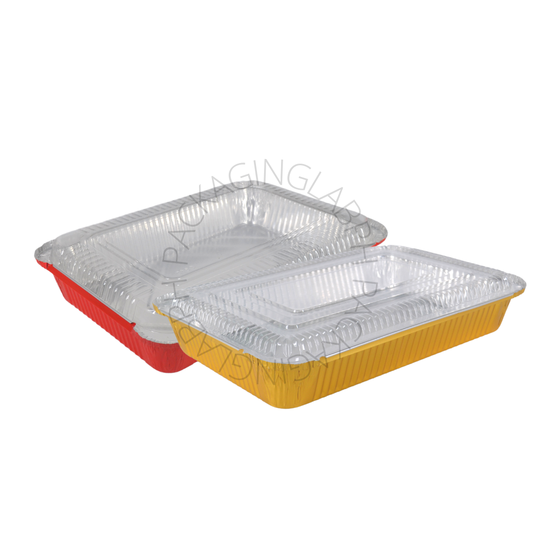 Colored Aluminum Pan 315 with Lid Packaging Lab Philippines