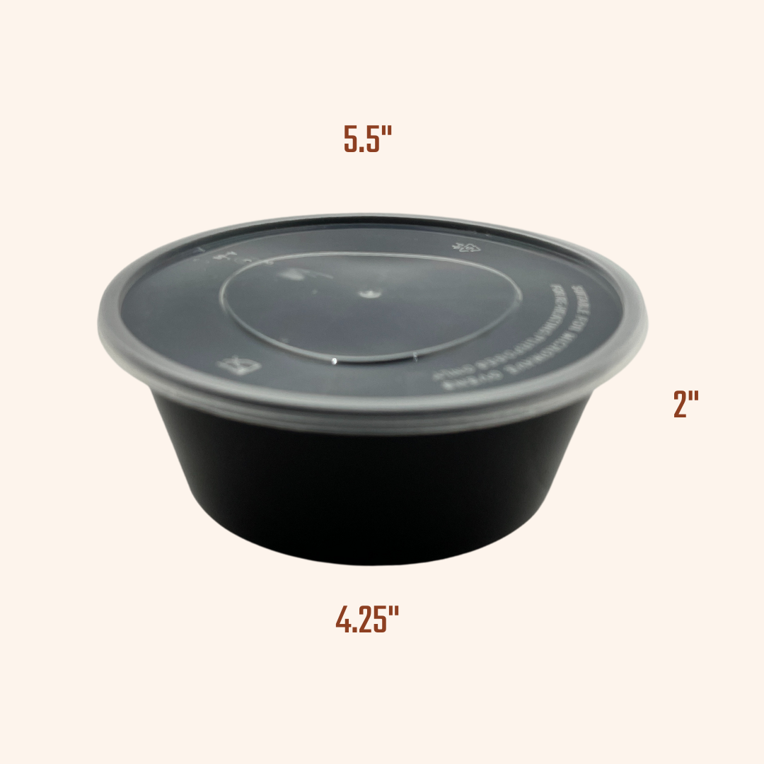 625ml Round Microwavable Container – Packaging Lab Philippines