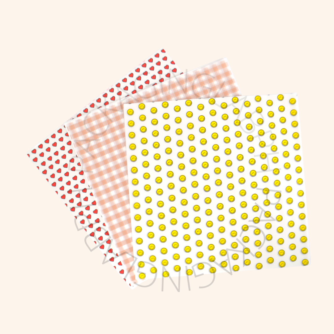 30x30cm Printed Wax Paper – Packaging Lab Philippines