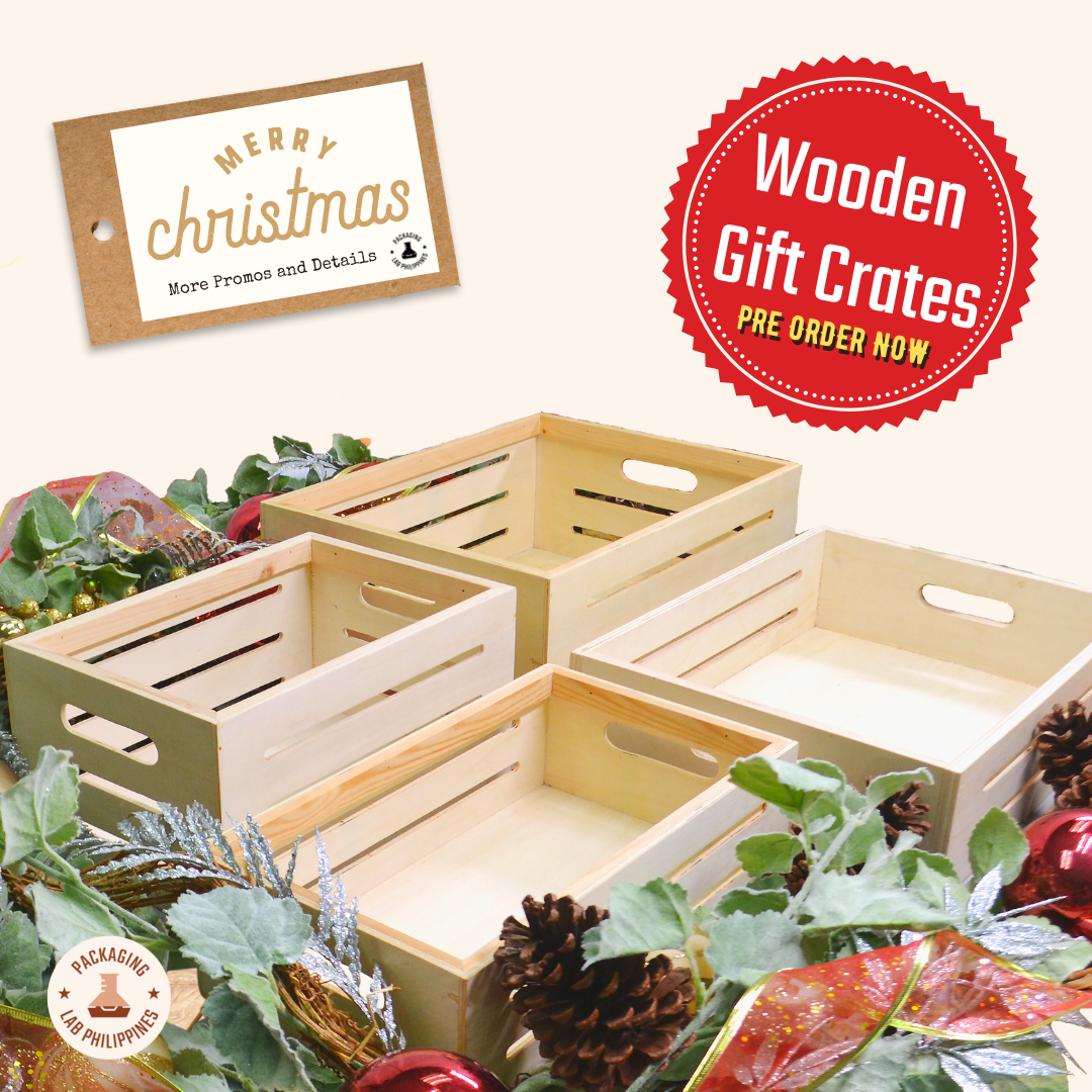 Wooden gift clearance crate