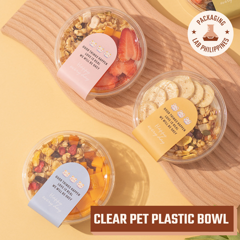 Clear PET Plastic Bowl