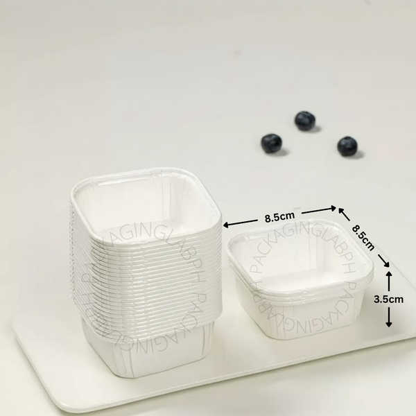 Greaseproof Square Cupcake Paper Liner (Lid available)