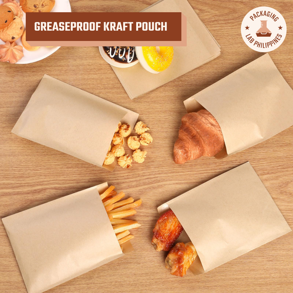 Greaseproof Kraft Pouch
