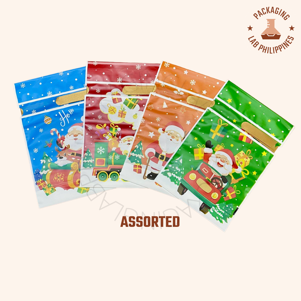 Medium Resealable Christmas Loot Bag Zip Pouch