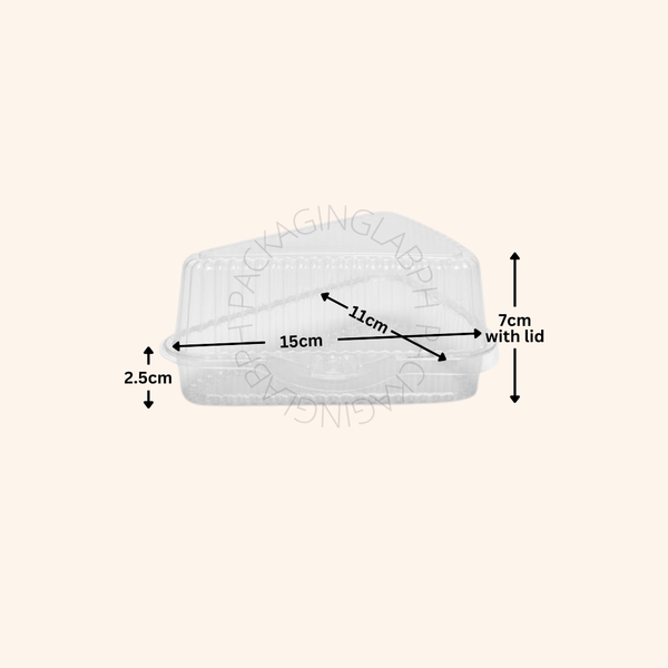 Large Cake Slice Clamshell (Premium)