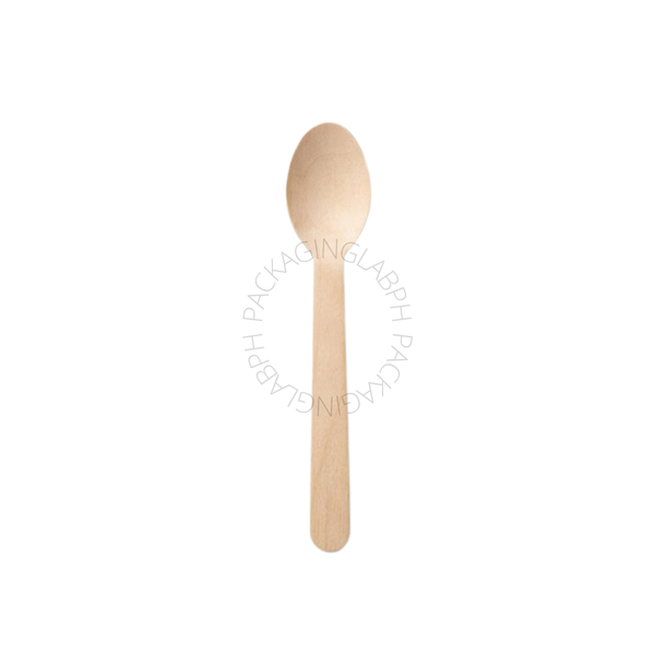 16 cm Disposable Wooden Utensils (Spoon, Fork, Spork, Dessert Spoon)