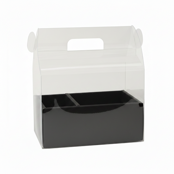 Deluxe Carrier for Cakes and Flowers, Gift Box Set Packaging (3 Sizes, 5 Colors)