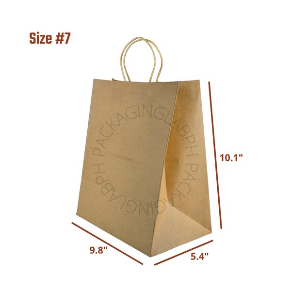 Heavy Duty Paper Bags (Kraft / White)
