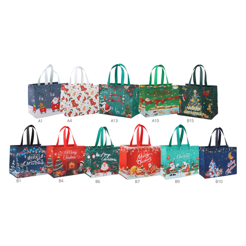 Reusable Christmas Tote Bags (Non-woven)