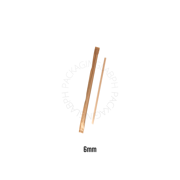 Sugarcane Straws / Coffee Grounds Straws Individually Wrapped with Spear Ends