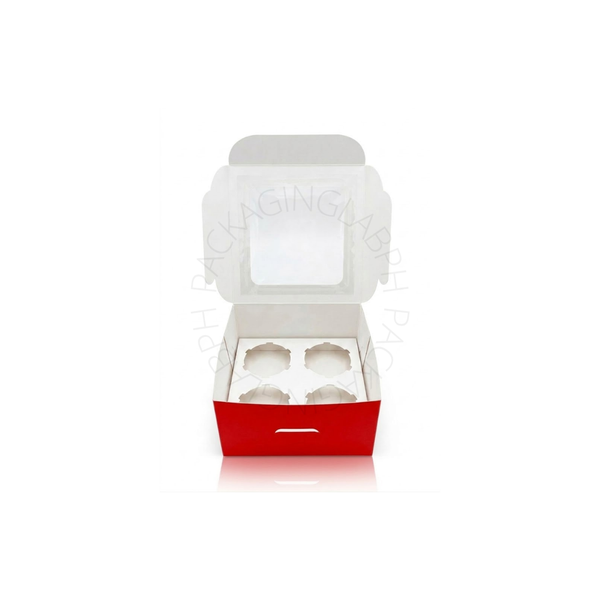 Cupcake Box with Holder Set - 12-Hole, 6-Hole, 4-Hole, 2-Hole