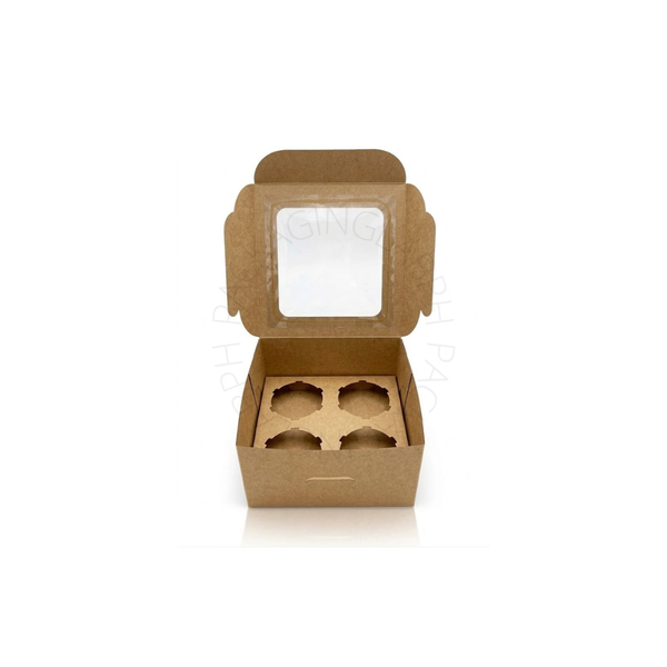 Cupcake Box with Holder Set - 12-Hole, 6-Hole, 4-Hole, 2-Hole