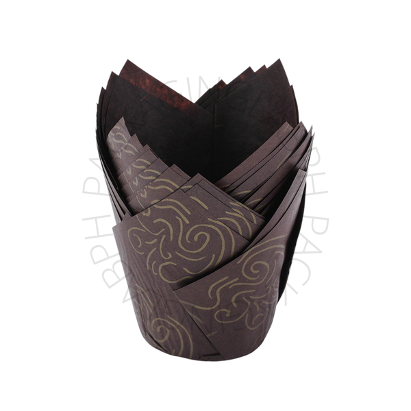 50pcs Tulip Muffin Liner (Plain / Printed / Metallic)