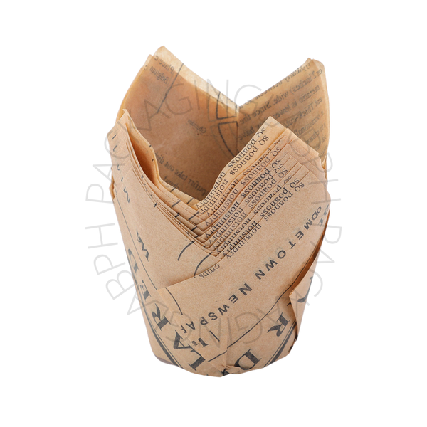 50pcs Tulip Muffin Liner (Plain / Printed / Metallic)