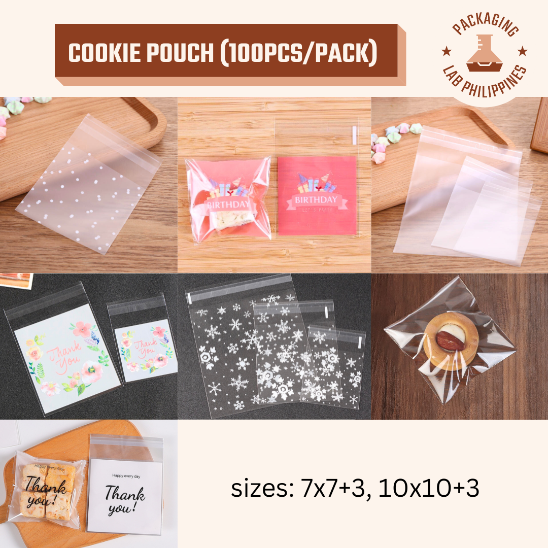 Resealable Cookie Pouch / Transparent OPP Cookie Plastic