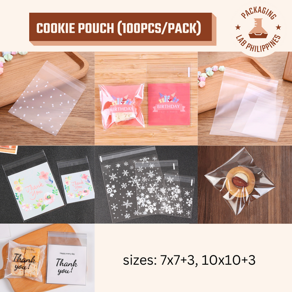 Resealable Cookie Pouch / Transparent OPP Cookie Plastic