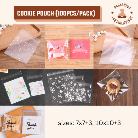 Resealable Cookie Pouch / Transparent OPP Cookie Plastic