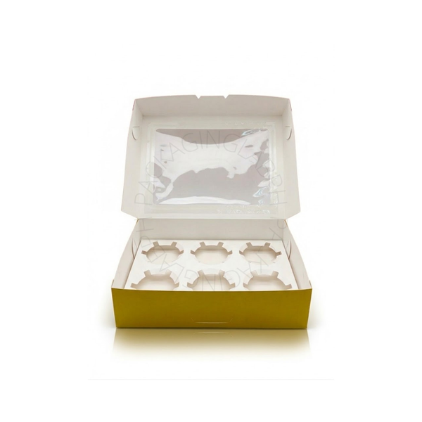 Cupcake Box with Holder Set - 12-Hole, 6-Hole, 4-Hole, 2-Hole