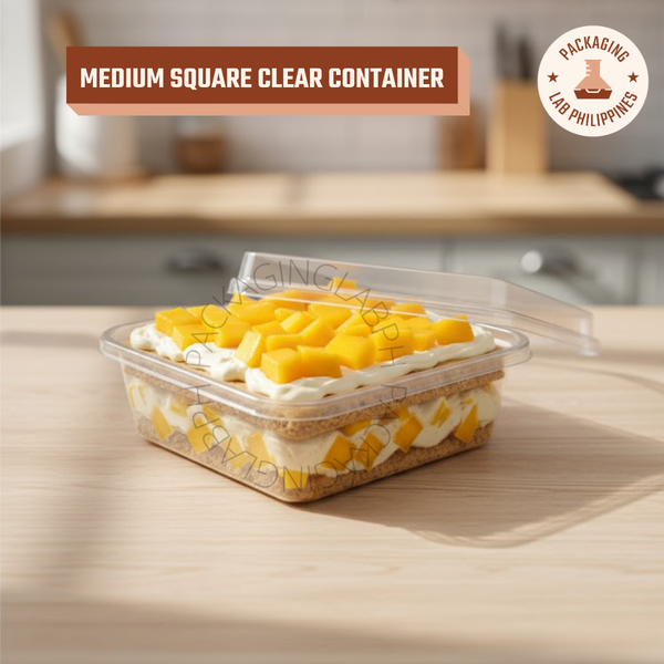 Medium Square Clear Deli Container