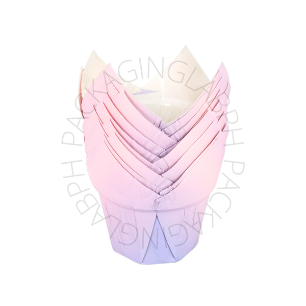 50pcs Tulip Muffin Liner (Plain / Printed / Metallic)