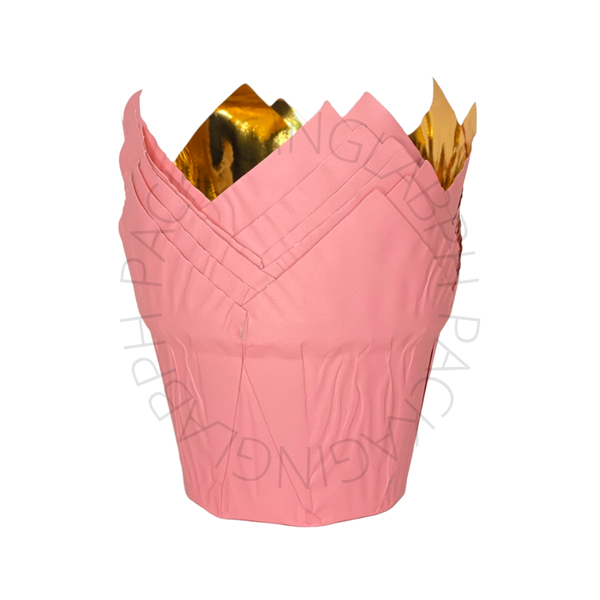 50pcs Tulip Muffin Liner (Plain / Printed / Metallic)