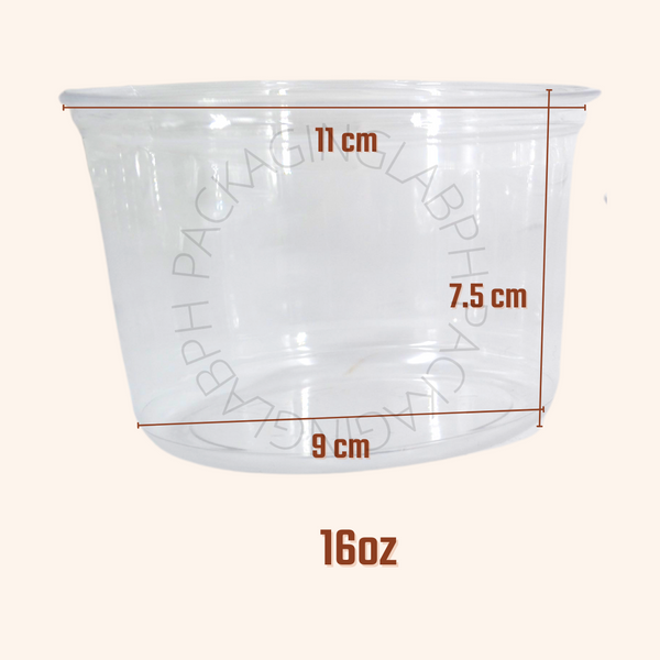 Clear PET Plastic Bowl