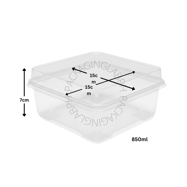 Medium Square Clear Deli Container