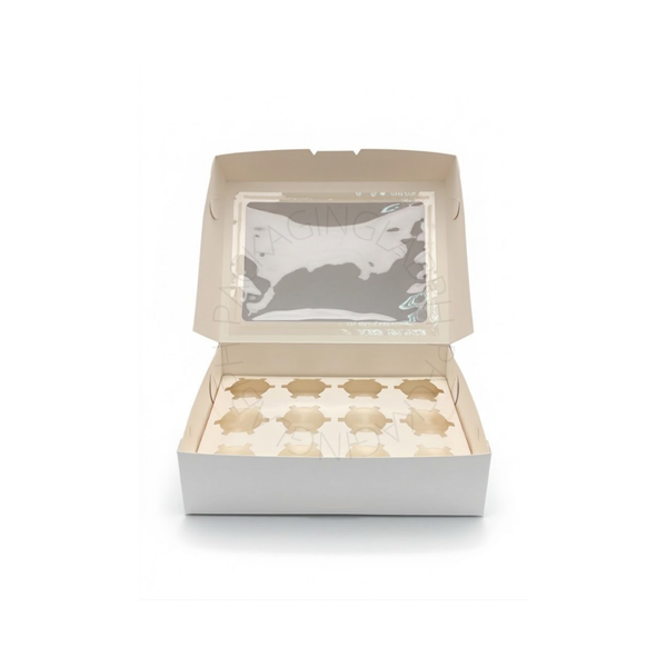 Cupcake Box with Holder Set - 12-Hole, 6-Hole, 4-Hole, 2-Hole