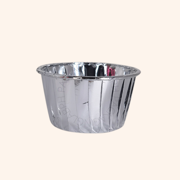 Colored Foil Cupcake Liner with Plastic Lid