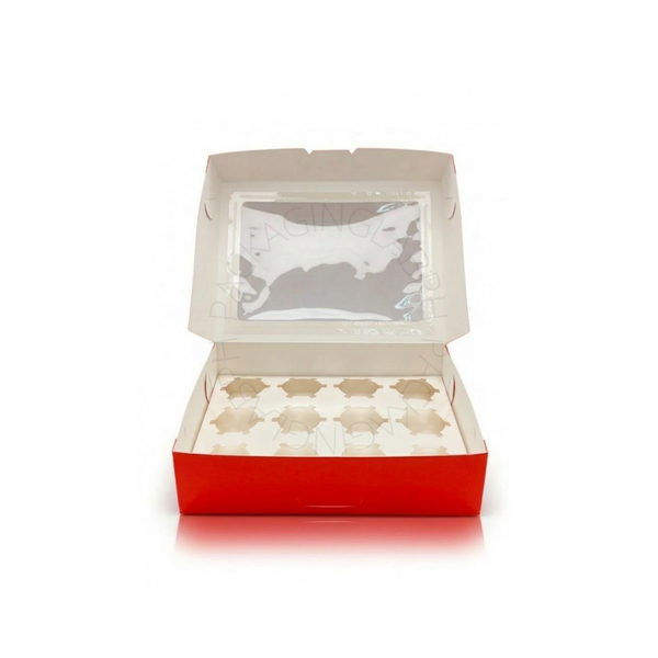 Cupcake Box with Holder Set - 12-Hole, 6-Hole, 4-Hole, 2-Hole