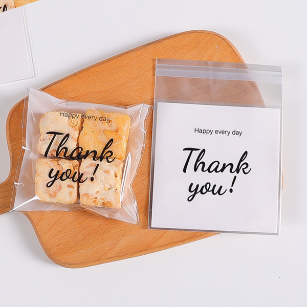 Resealable Cookie Pouch / Transparent OPP Cookie Plastic