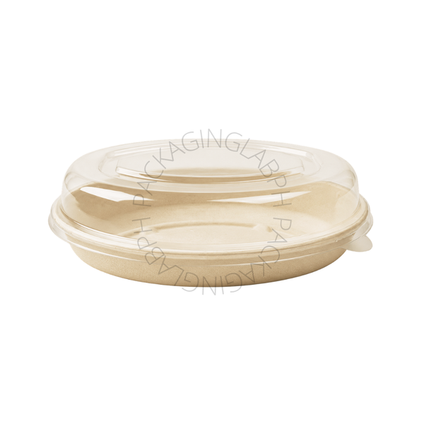 850ml Wide Oval Bowl with Clear Lid