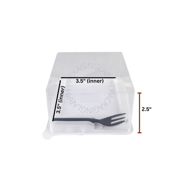 Mini Cake Box with Fork Set