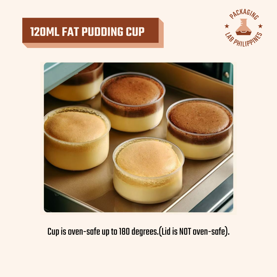 120ml Fat Pudding Cup – Packaging Lab Philippines