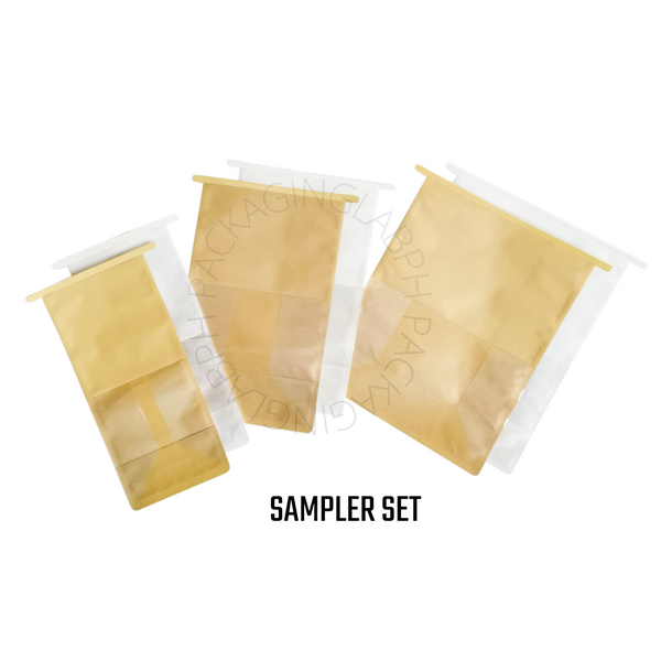 Bread and Pastry Bag with Window - Sampler Set