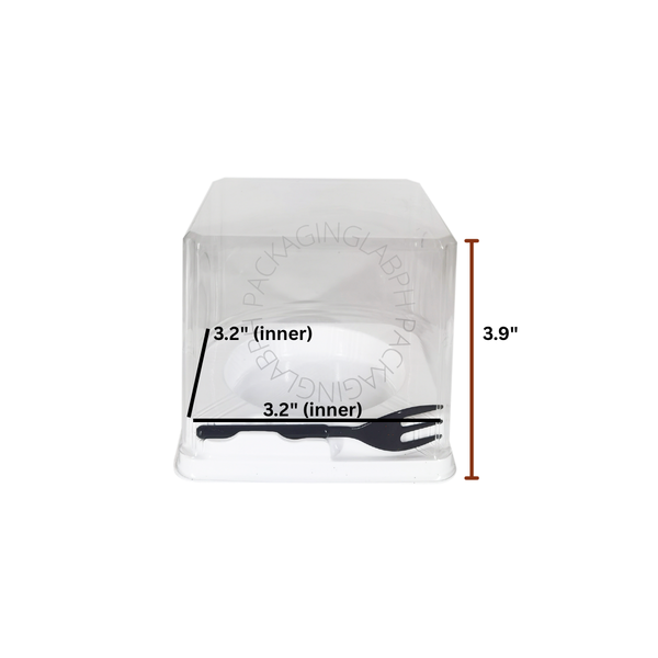 Mini Cake Box with Fork Set