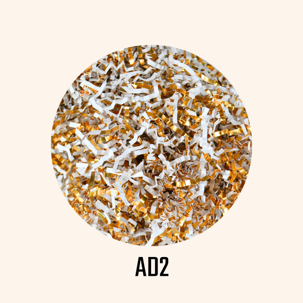 Metallic Shredded Paper / Paper Filler (Soft & Crinkle Cut)