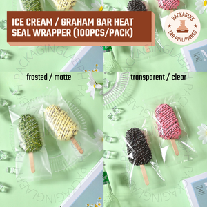 8x19cm Plain Clear Heat Seal OPP Wrapper (for Graham Bar / Ice Cream, etc)