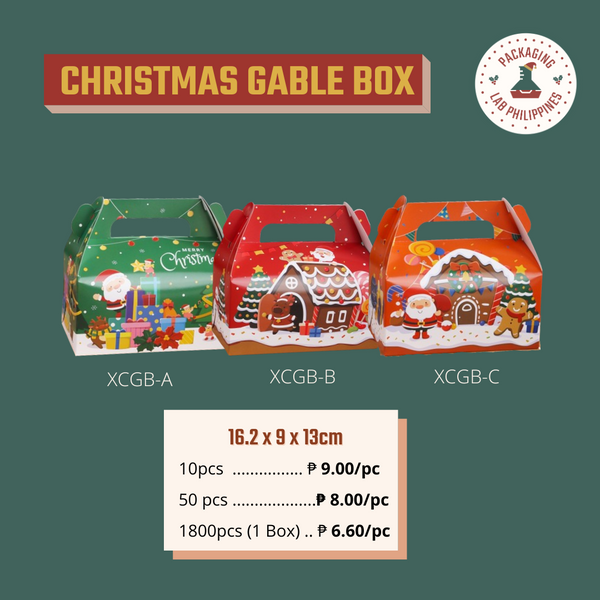 Christmas Gable Box / Gift Box