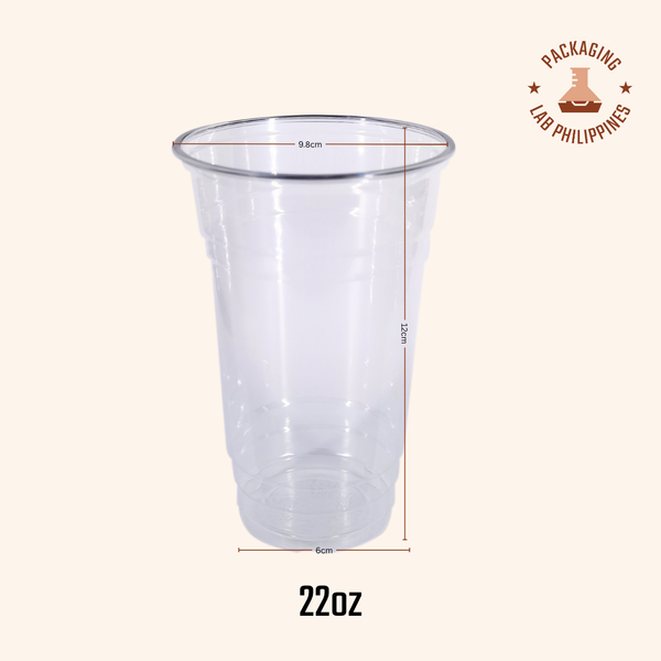 Elegant PET Plastic Cup / Cold Drinks Cup (12/16/18/24oz)