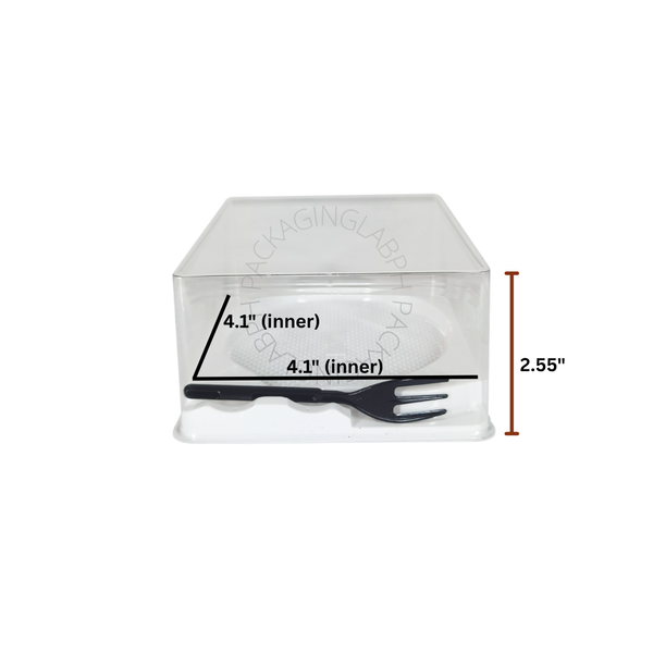 Mini Cake Box with Fork Set