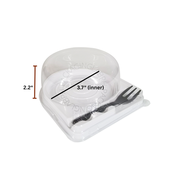 Mini Cake Box with Fork Set