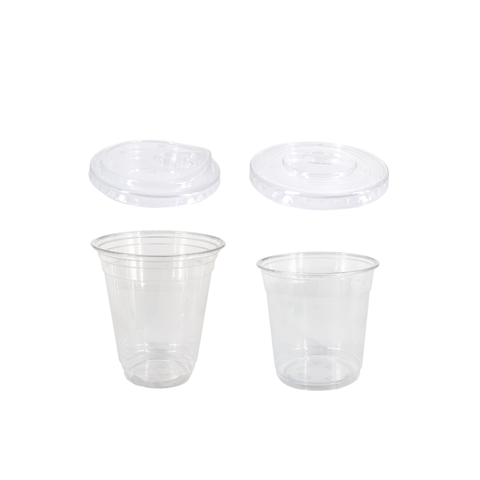 Elegant PET Plastic Cup / Cold Drinks Cup (12/16/18/24oz)