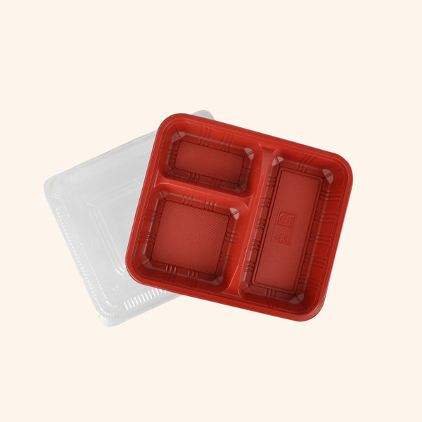 Plastic Bento Meal Box (3D/4D/5D) - 1000pcs